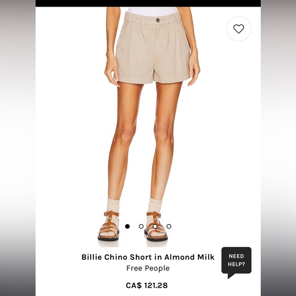 ✨HOST PICK✨NWT | Free People Billie Chino shorts - Picture 5 of 8